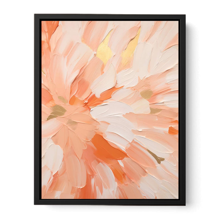 Peach Abstract Painting