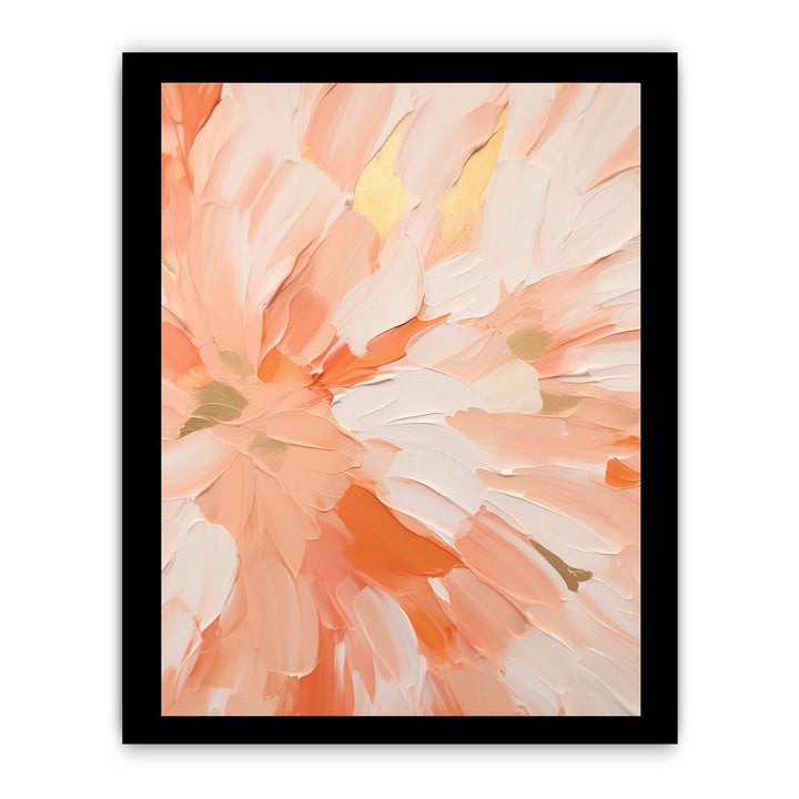 Peach Abstract Painting