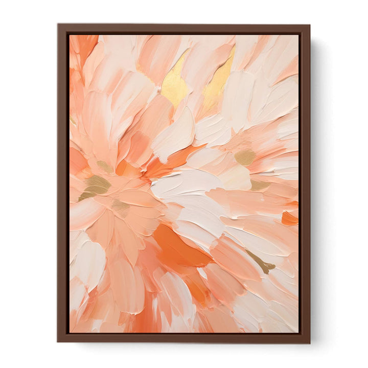 Peach Abstract Painting