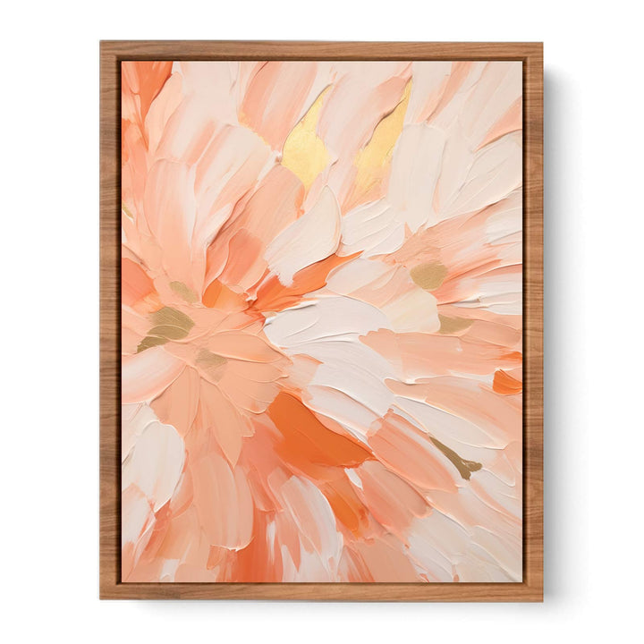 Peach Abstract Painting