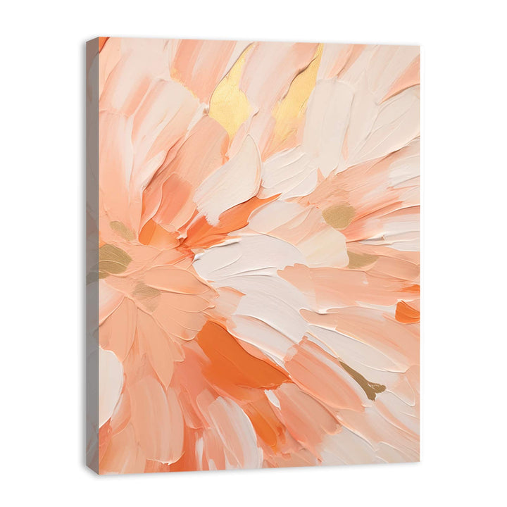 Peach Abstract Painting