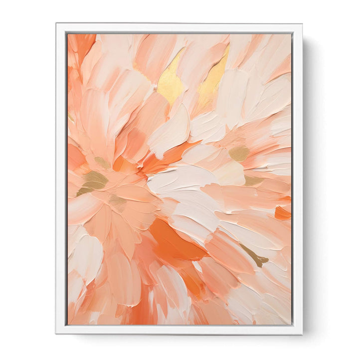 Peach Abstract Painting