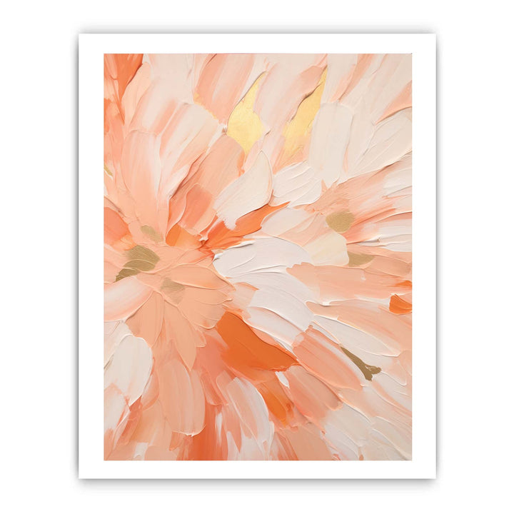 Peach Abstract Painting