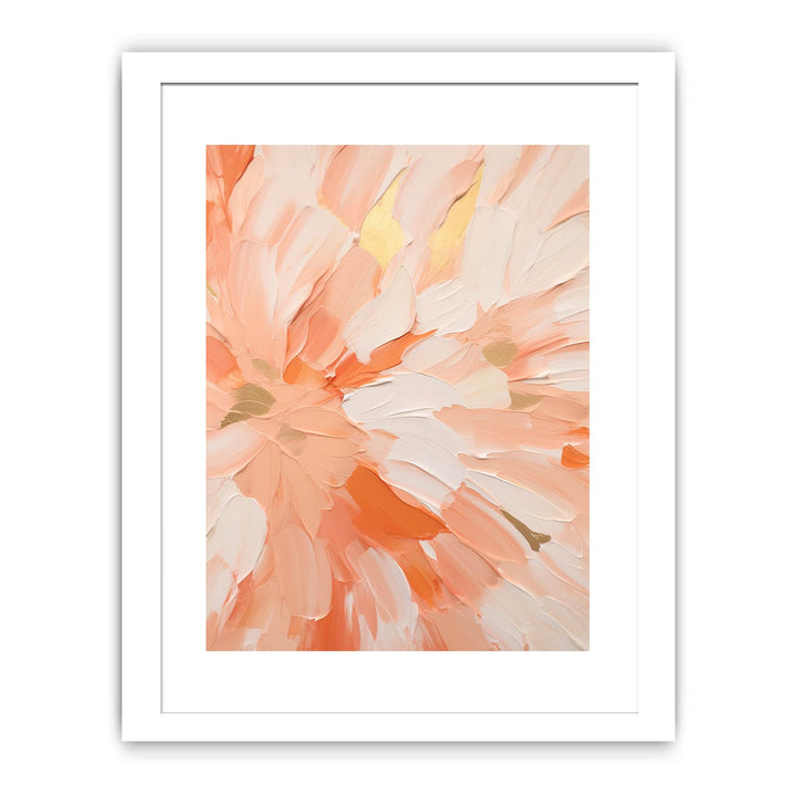 Peach Abstract Painting