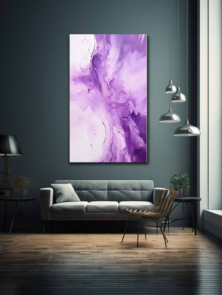 Abstract Purple Painting