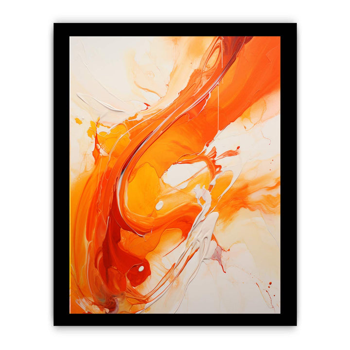 Orange Abstract Painting