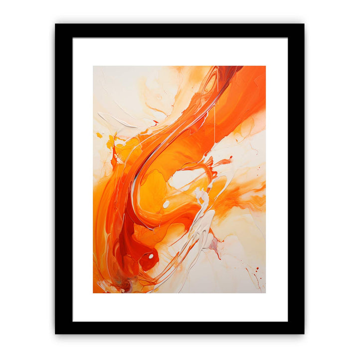 Orange Abstract Painting