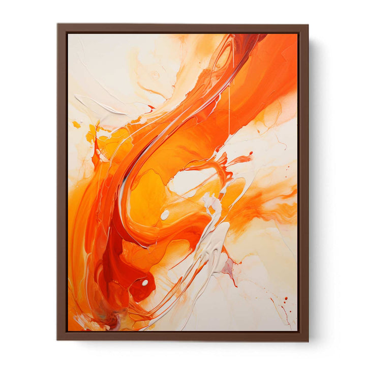 Orange Abstract Painting