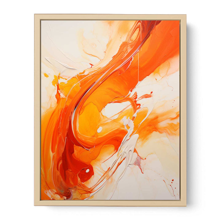 Orange Abstract Painting