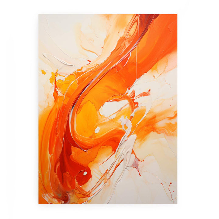 Orange Abstract Painting