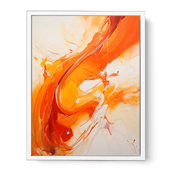 Orange Abstract Painting