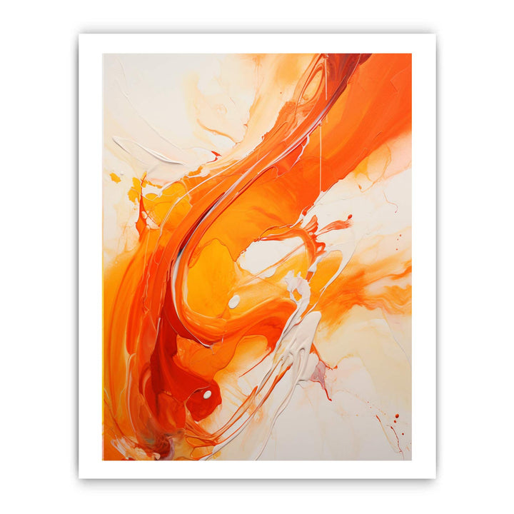 Orange Abstract Painting