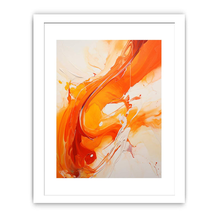 Orange Abstract Painting