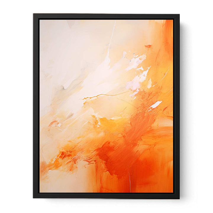 Yellow Brown Abstract Painting