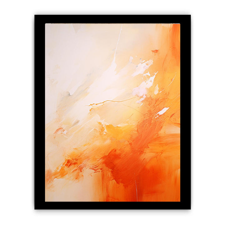 Yellow Brown Abstract Painting