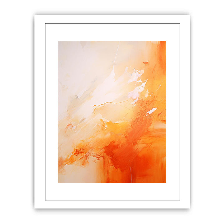 Yellow Brown Abstract Painting