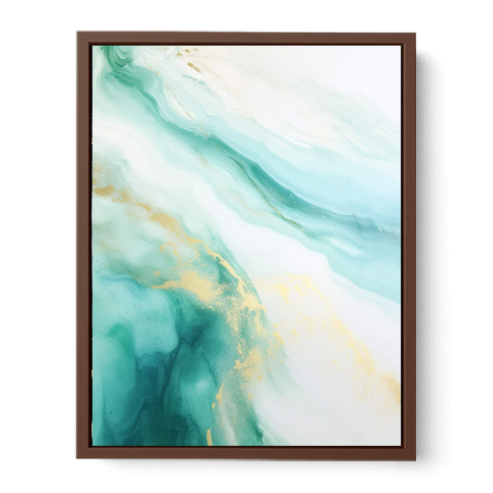 Sea Green Abstract Painting