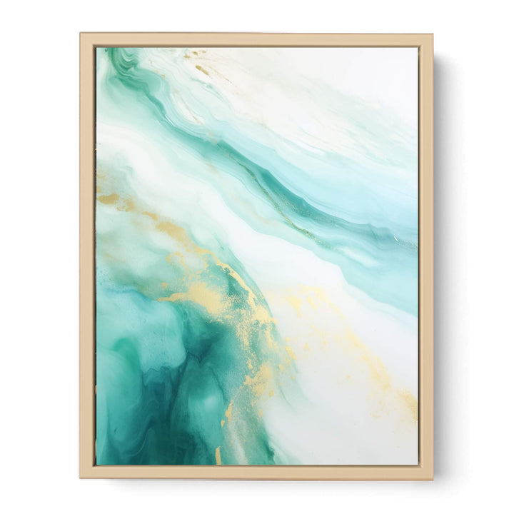 Sea Green Abstract Painting