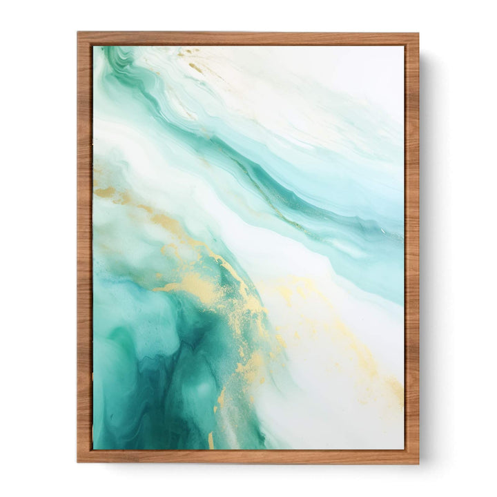 Sea Green Abstract Painting