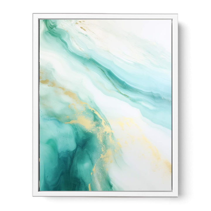 Sea Green Abstract Painting