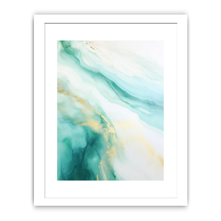 Sea Green Abstract Painting