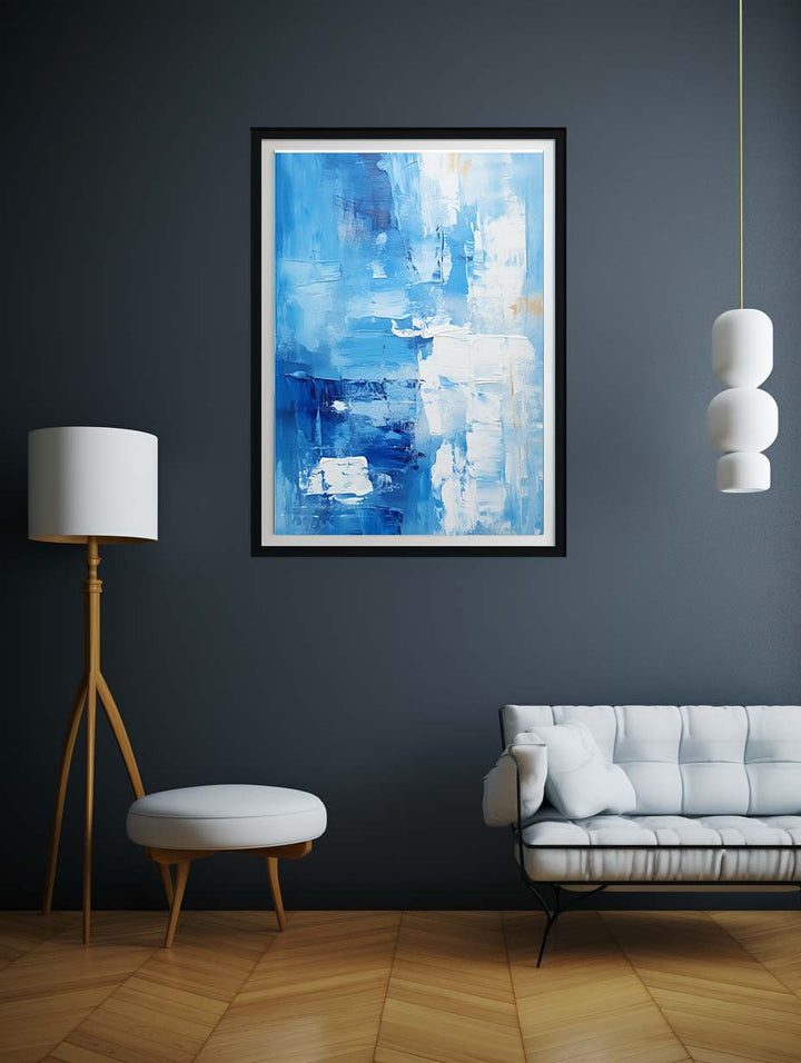 Abstract Painting Blue