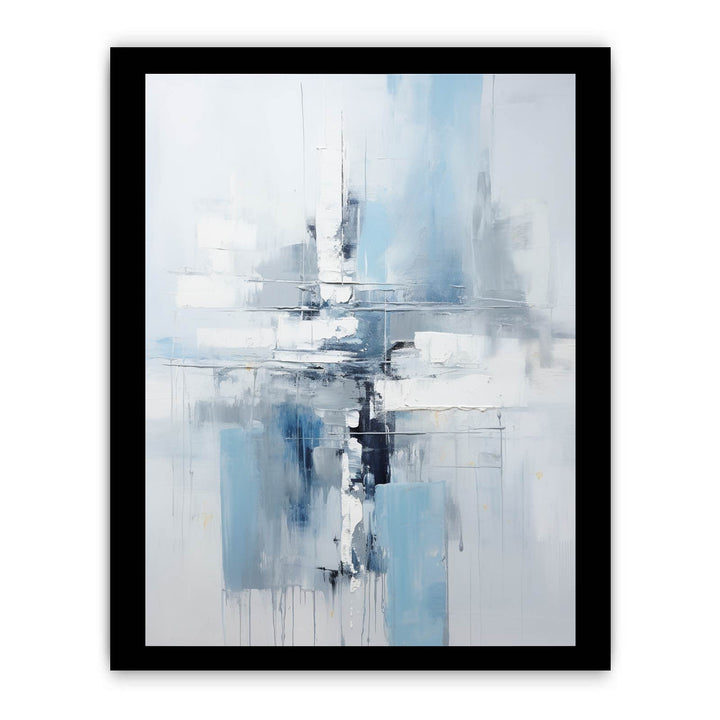 Abstract Painting  Blue Grey