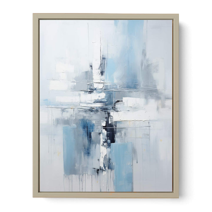 Abstract Painting  Blue Grey