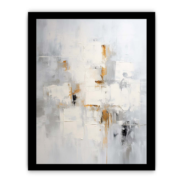 White Knife Art Abstract Painting