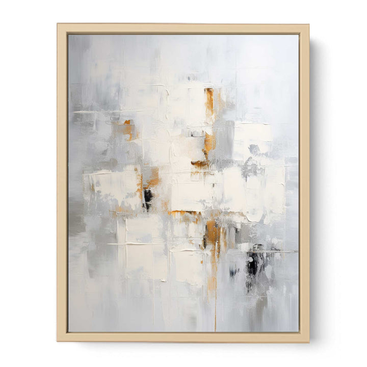 White Knife Art Abstract Painting