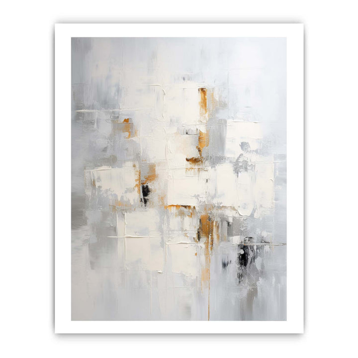 White Knife Art Abstract Painting