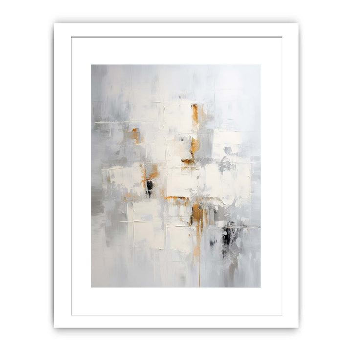 White Knife Art Abstract Painting