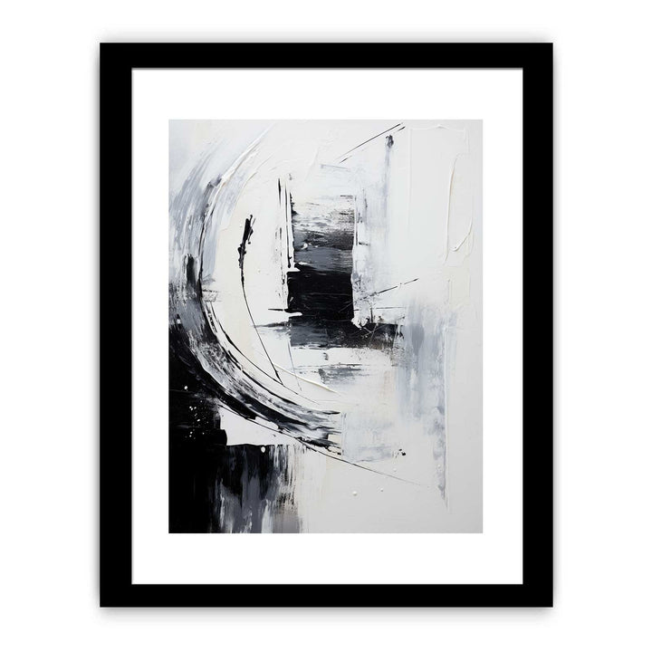 White And Grey Abstract Painting