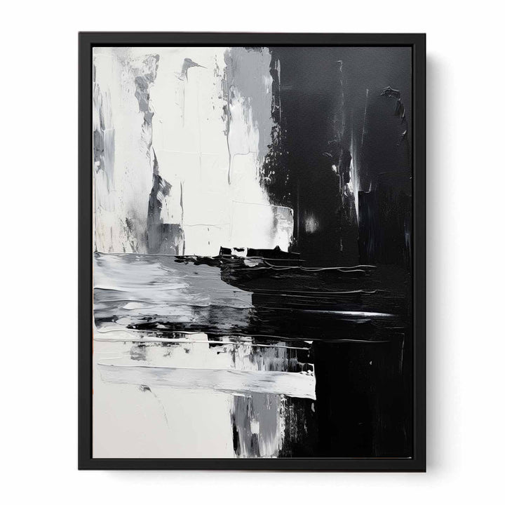 Abstract Painting Black  