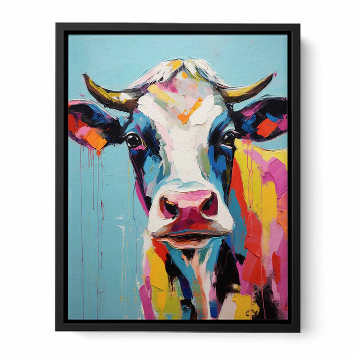 Cow Modern Art Painting  