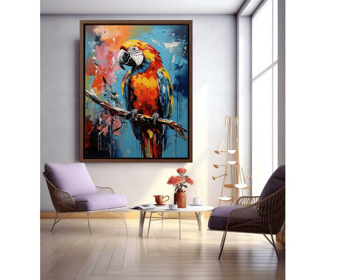 Parrot Modern Art Painting 