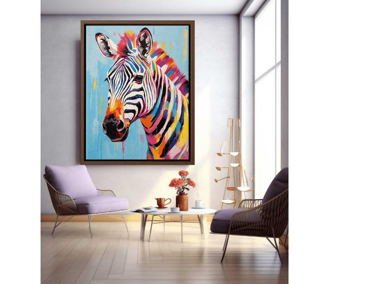 Modern Zebra Art Painting 