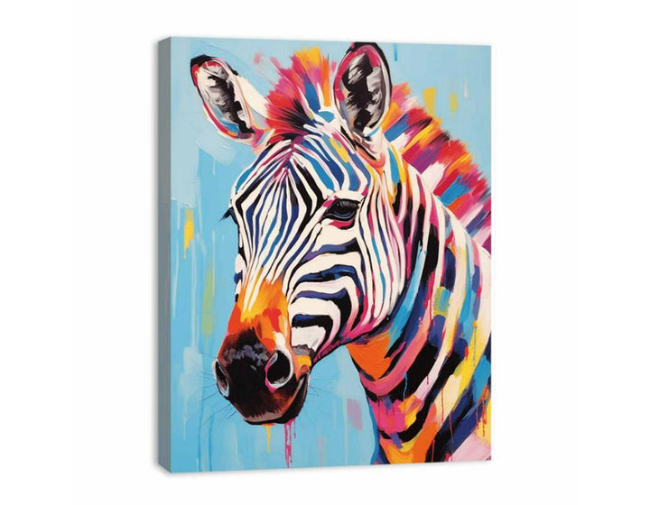 Modern Zebra Art Painting 