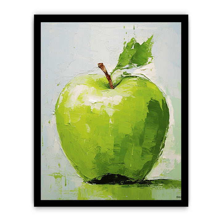 Apple Yellow Modern Painting