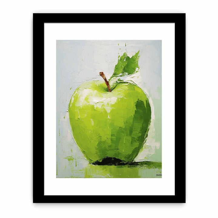 Apple Yellow Modern Painting