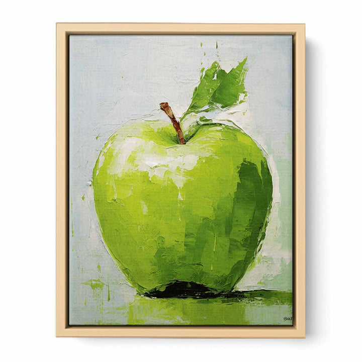 Apple Yellow Modern Painting