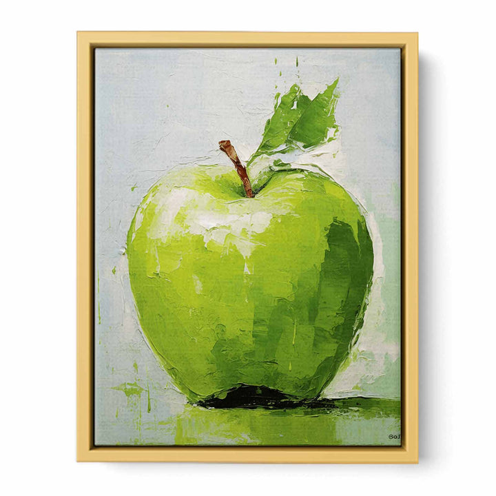 Apple Yellow Modern Painting