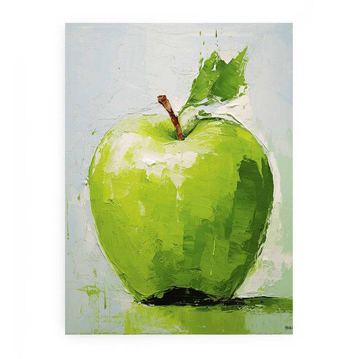 Apple Yellow Modern Painting