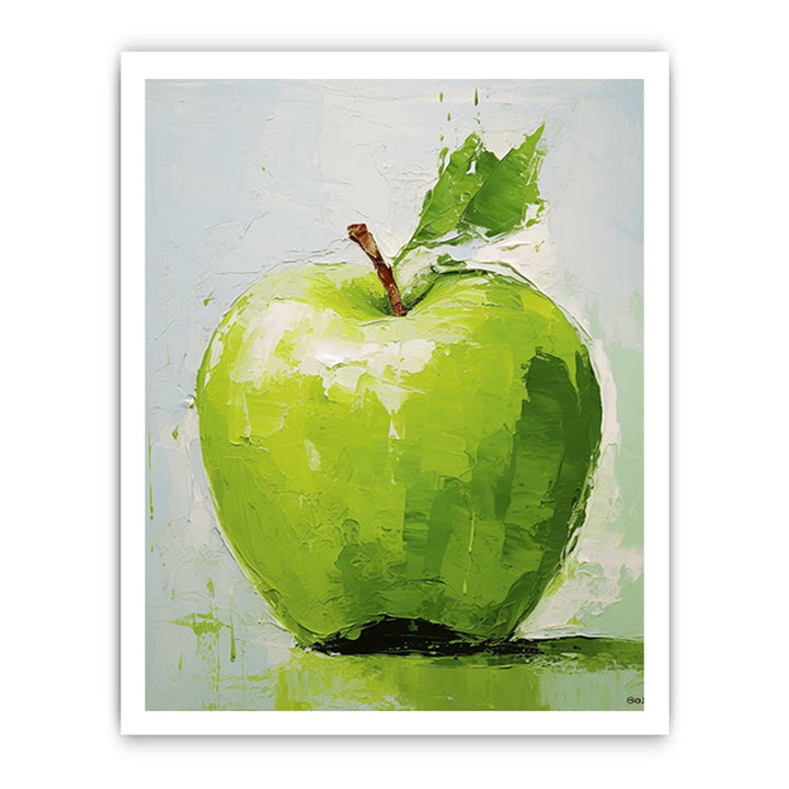 Apple Yellow Modern Painting