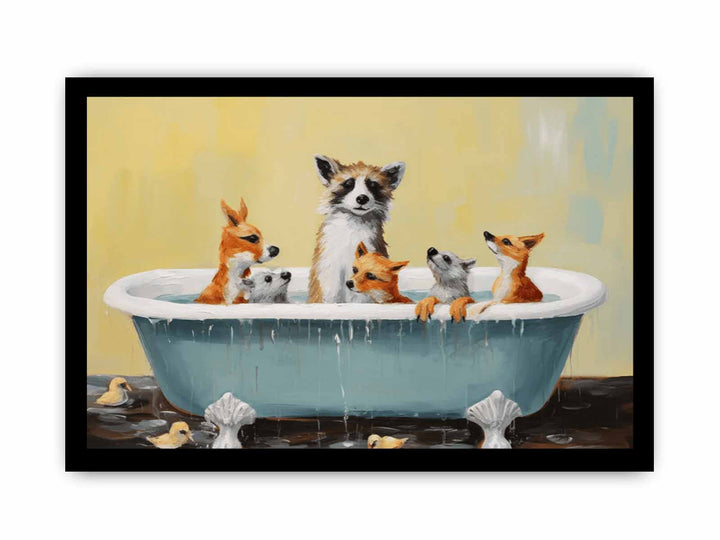 Animal Bathtub Art