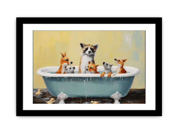 Animal Bathtub Art