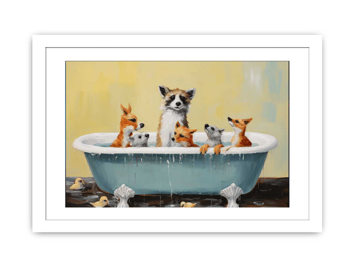 Animal Bathtub Art