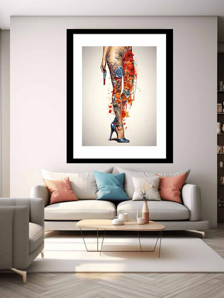 Legs Modern Art Painting  