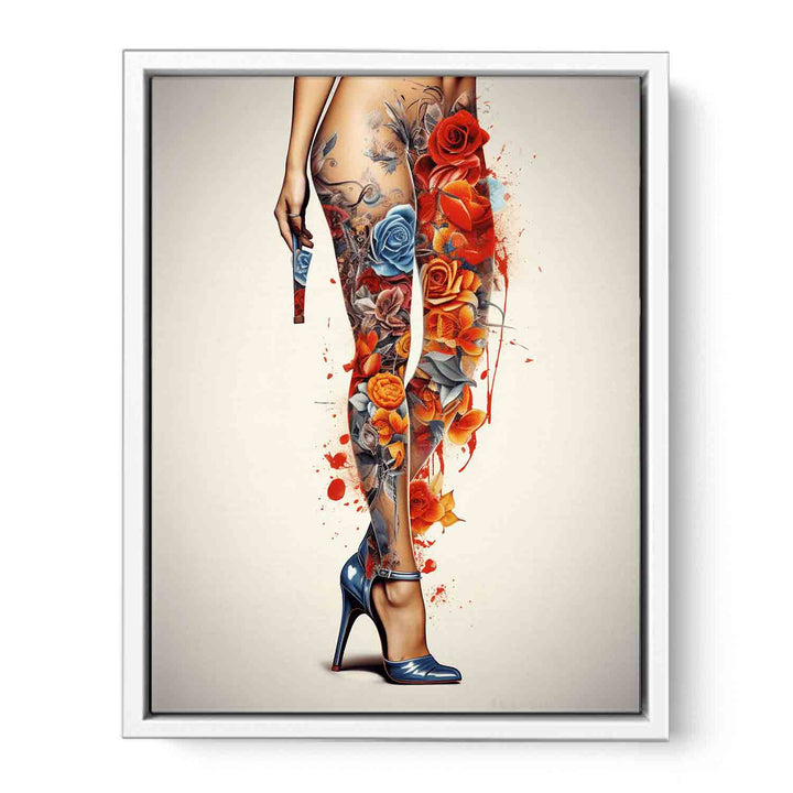 Legs Modern Art Painting  Canvas Print