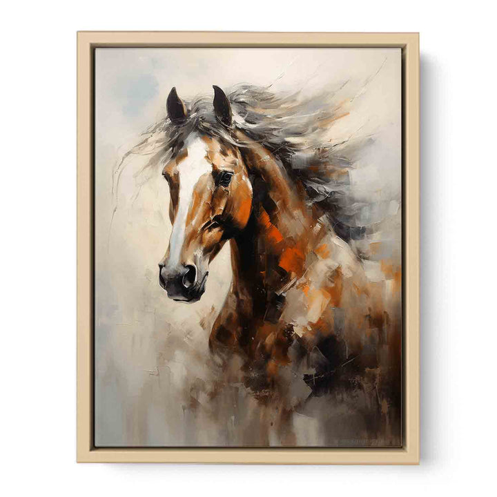  Modern Horse Art Painting  Framed Print